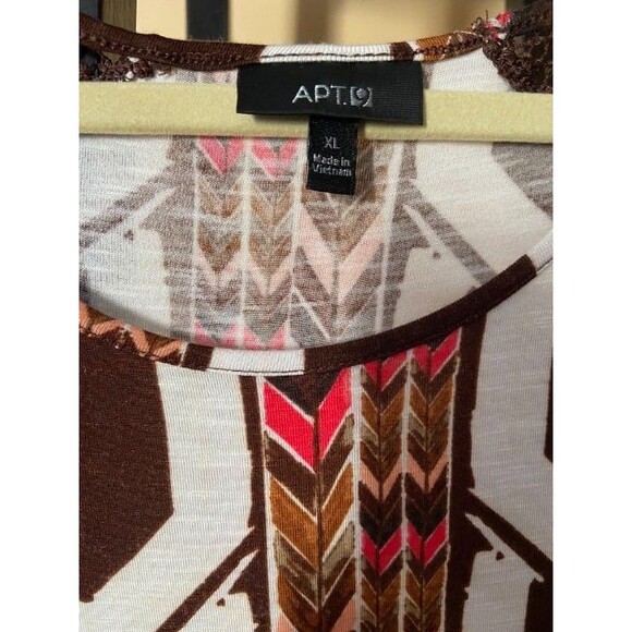 Apt 9 Patterned Tank Top, Tunic Length - Picture 2 of 3